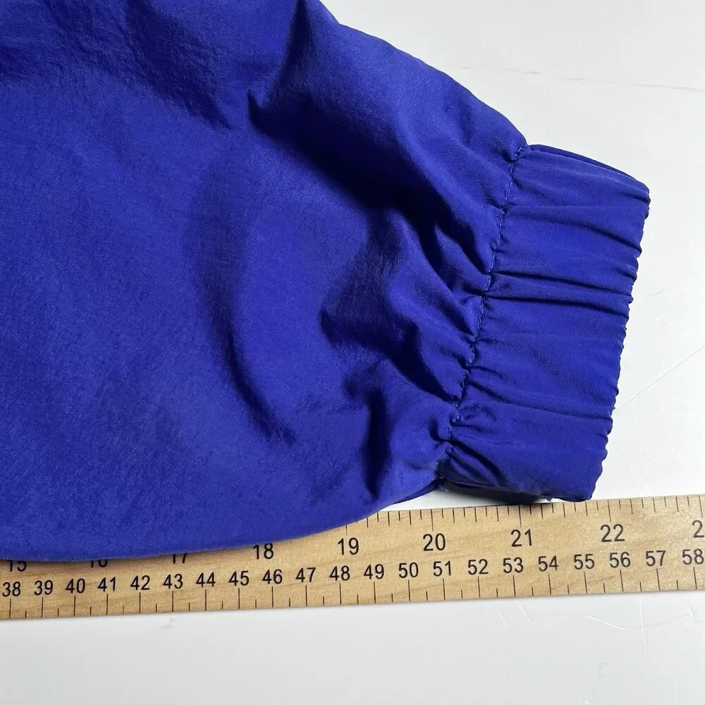 Vantage Windbreaker Men's Drawstring Hood & Hem Packable Into Front Zip Pocket